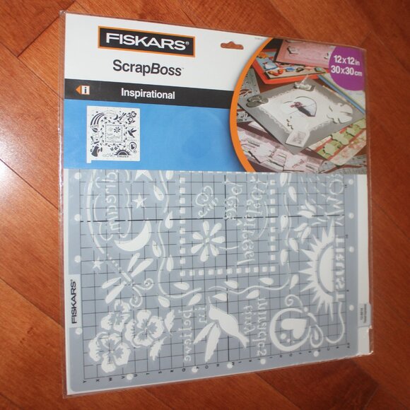 ❤️5x Fiskars ScrapBoss Embossing Stencil Sets Vacation +Romance +Baby +Vintage.. - Picture 7 of 8